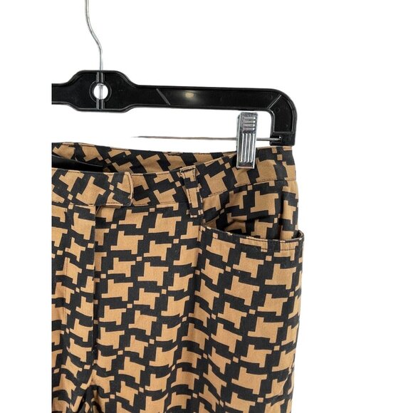 INC International Concepts Stretch Brown Black Houndstooth Pants Size 28W x 27L - Picture 3 of 11